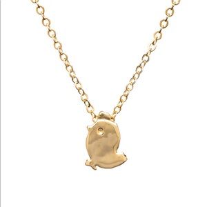 The Hungry Elephant Chicken Charm Necklace